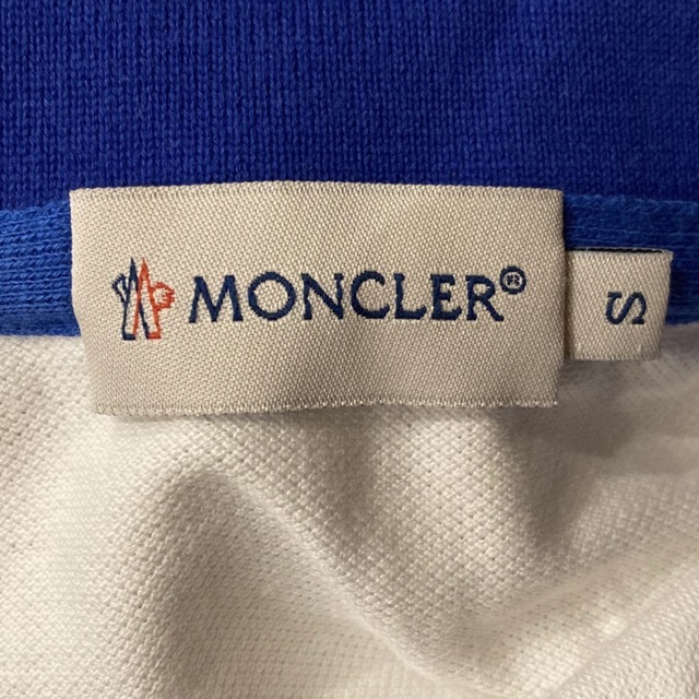 MONCLER - 美品送料込み モンクレール ポロシャツ ホワイト Sの通販 by