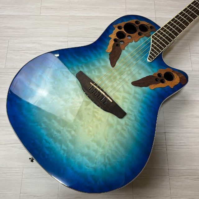 【4768】 Ovation CE48P-RG エレアコ オベーション Blue