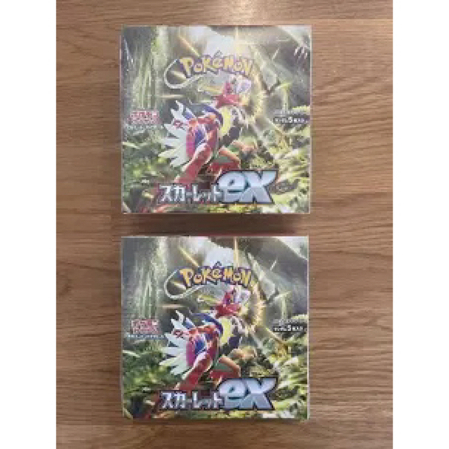 ポケモンカード スカーレットex シュリ付き 2box - Box/デッキ/パック