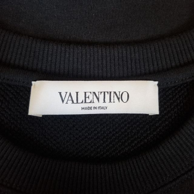 VALENTINO　トレーナー　スウェット　S　スタッズ　ブラック