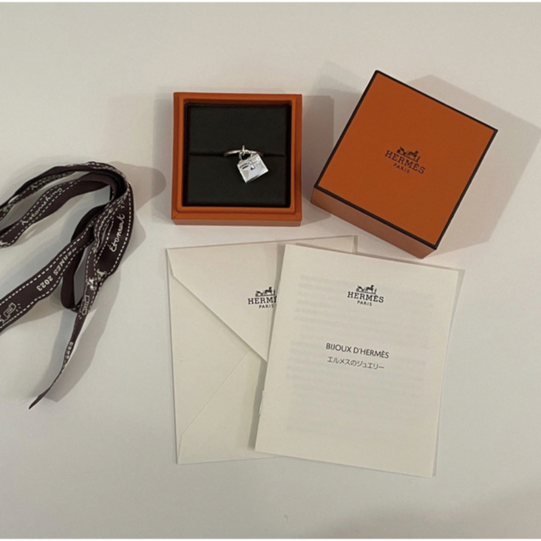 エルメス HERMES アミュレット ケリー リング シルバー 55