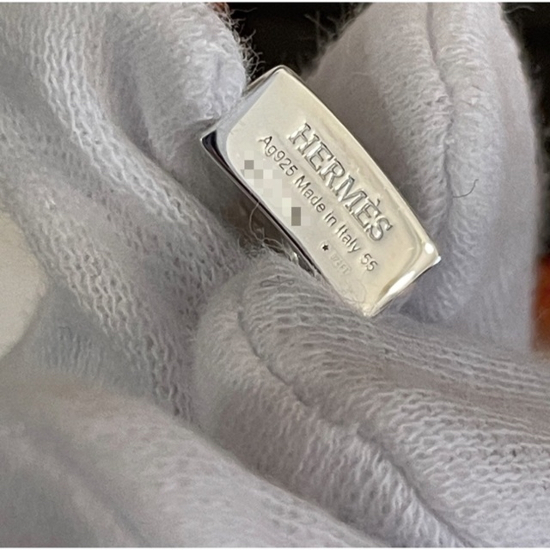 エルメス HERMES アミュレット ケリー リング シルバー 55