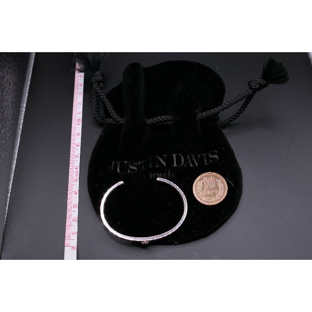 極 美品 ジャスティンデイビス クラウン バングル SBJ770 ブレスレット