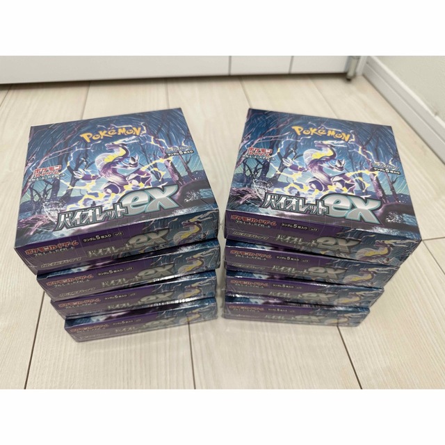 ポケモン - バイオレットex box シュリンク付き 8box ポケモンカードの