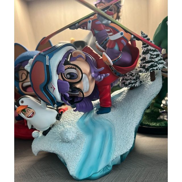 Dr.スランプ アラレちゃん スキー ガレージキット 塗装済み完成品