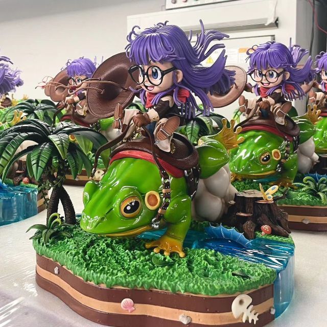 Dr.スランプ アラレちゃん カエル ガレージキット 塗装済み完成 Dr.スランプ アラレちゃん カエル ガレージキット 塗装済み完成