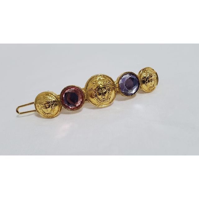 Gianni Versace - 正規 レア ヴェルサーチ メデューサロゴ ストーン 5