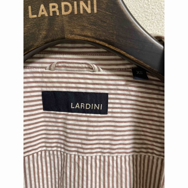 LARDINI(ラルディーニ)の☆期間限定値下げ☆ラルディーニLARDINI、シャツジャケット、ストライプ メンズのジャケット/アウター(テーラードジャケット)の商品写真