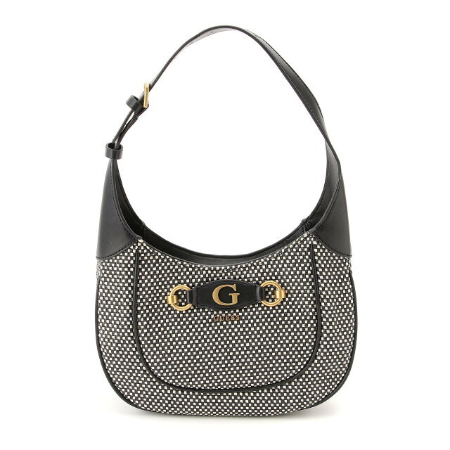 GUESS(ゲス)の【ブラック系その他(BKN)】GUESS ハンドバッグ ホーボー (W)IZZY Hobo レディースのバッグ(ショルダーバッグ)の商品写真