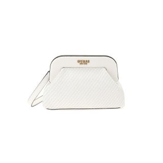 ゲス(GUESS)の【ホワイト(WHI)】(W)ABEY Frame Clutch(クラッチバッグ)