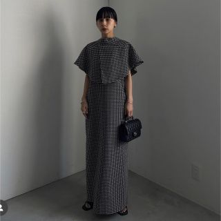 アメリヴィンテージ(Ameri VINTAGE)のAMERI 2WAY UMBRELLA SHIFT DRESS(ロングワンピース/マキシワンピース)