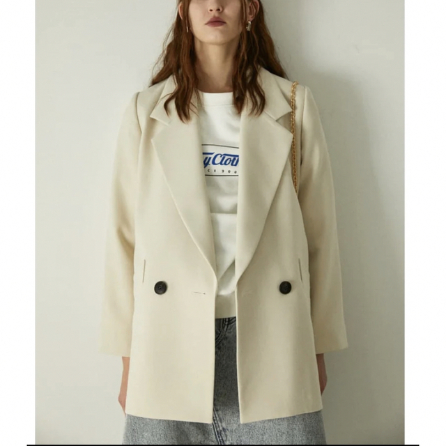 マウジー moussy CLASSIC OVER JACKET （アイボリー）