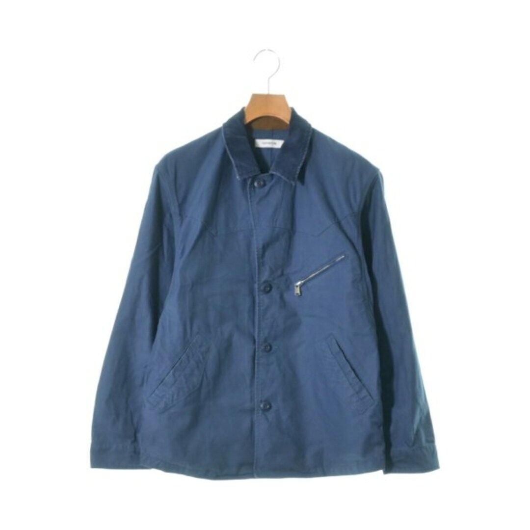 ノンネイティブ 日本製 コットン テーラードジャケット 1 青 nonnative メンズ 【230327】