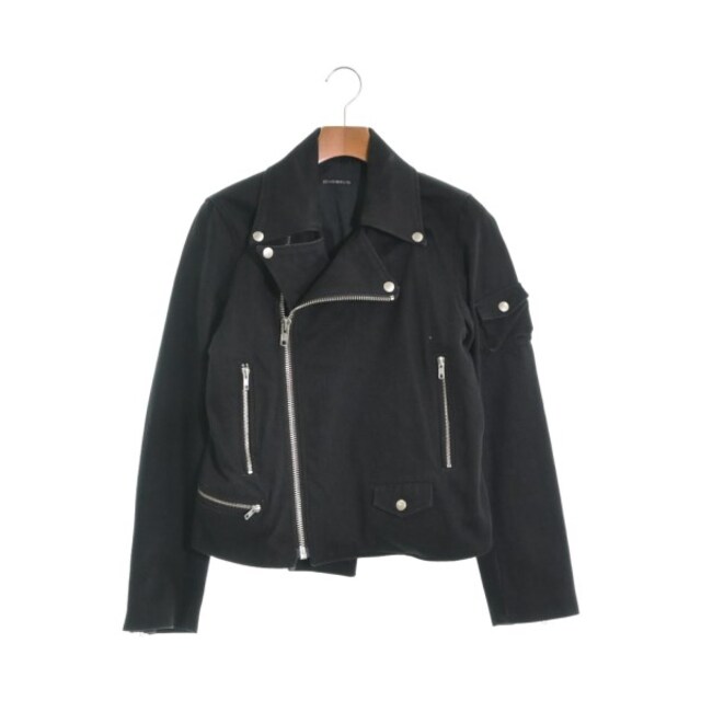 DRESSEDUNDRESSED ライダース 2(M位) 黒(デニム) 【古着】【中古