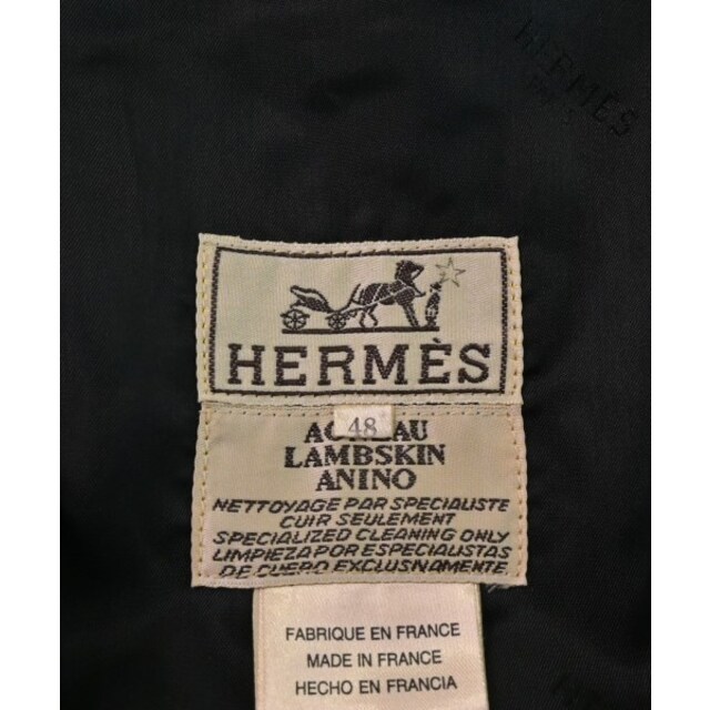 HERMES エルメス ドレスシャツ 48(L位) 黒