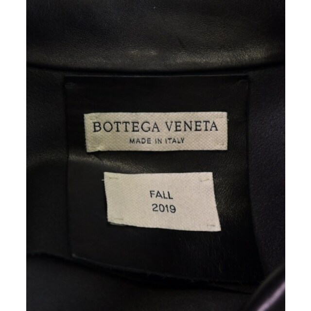 Bottega Veneta(ボッテガヴェネタ)のBOTTEGA VENETA ボッテガベネタ ライダース 50(XL位) 黒 【古着】【中古】 メンズのジャケット/アウター(ライダースジャケット)の商品写真