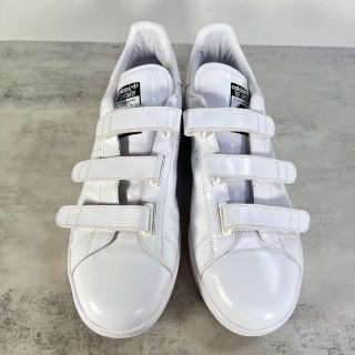 ラフシモンズ(RAF SIMONS)の【美品・コラボ】RAF SIMONS×adidas スニーカー　スタンスミス　白(スニーカー)