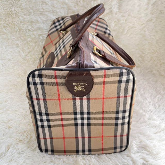 BURBERRY(バーバリー)のバーバリー/BURBERRY ボストンバッグ　ノバチェック　大容量　旅行　ホース メンズのバッグ(ボストンバッグ)の商品写真