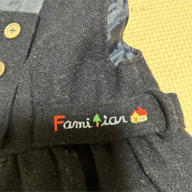 familiar(ファミリア)のファミリア ジャンパースカート90cm キッズ/ベビー/マタニティのキッズ服女の子用(90cm~)(スカート)の商品写真