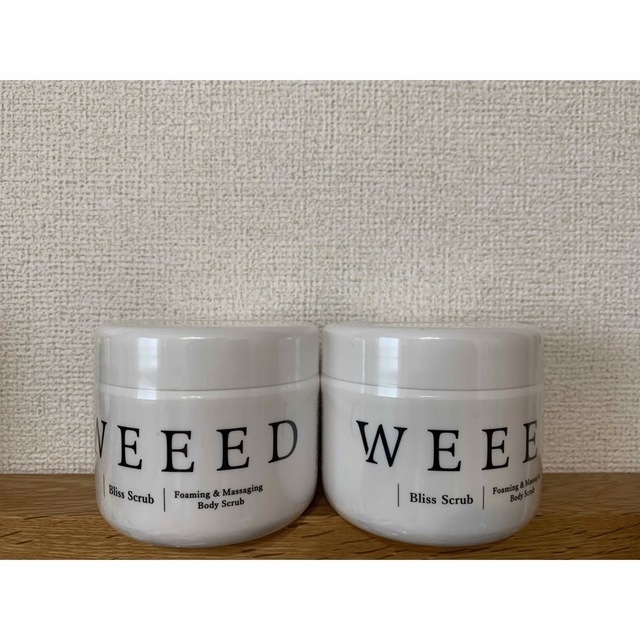 【新品未使用】WEEDブリススクラブ❤︎360g×２　スクラブ　ニキビ予防