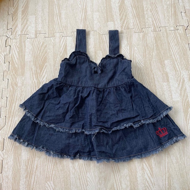 BABYDOLL(ベビードール)のベビードール　baby doll ロンパーススカート キッズ/ベビー/マタニティのベビー服(~85cm)(ワンピース)の商品写真