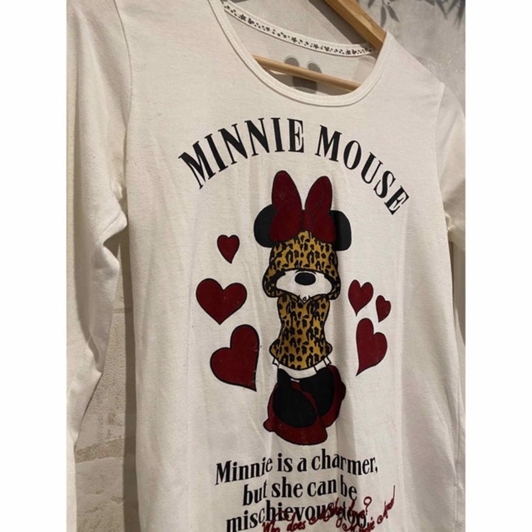 Disney(ディズニー)のdisney ミニー ロンＴ レディースのトップス(Tシャツ(長袖/七分))の商品写真