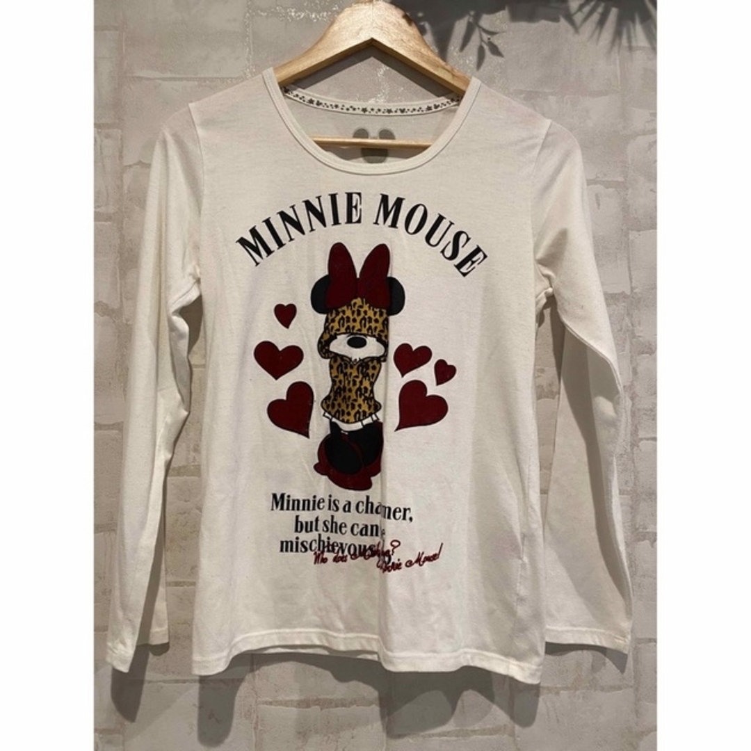 Disney(ディズニー)のdisney ミニー ロンＴ レディースのトップス(Tシャツ(長袖/七分))の商品写真