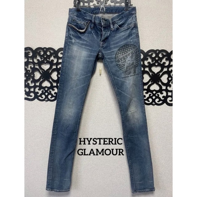 HYSTERIC GLAMOUR スタッズ GIRL デニムパンツ XS14㎝裾丈 - urtrs.ba