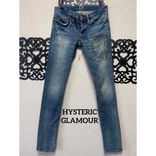 HYSTERIC GLAMOUR スタッズ GIRL デニムパンツ  XS