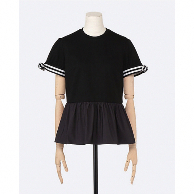 BORDERS at BALCONY(ボーダーズアットバルコニー)のBORDERS at BALCONY BALLERINA TOP 36 レディースのトップス(シャツ/ブラウス(半袖/袖なし))の商品写真