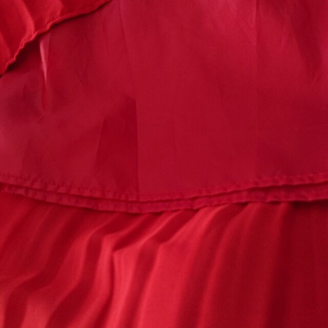 chocol raffine robe(ショコラフィネローブ)のchocol raffine robe プリーツスカート オレンジ レディースのスカート(ロングスカート)の商品写真
