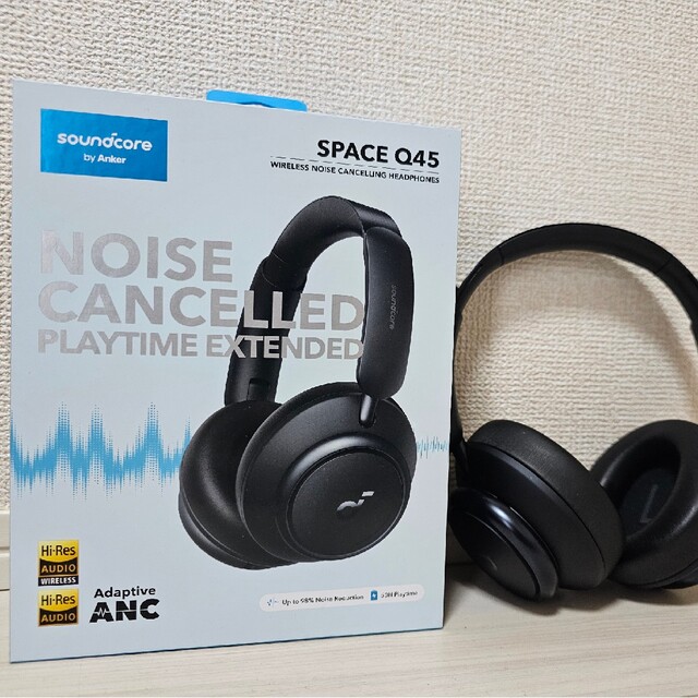 soundcore SPACE Q45 BLACK　Ankerヘッドフォンイヤフォン