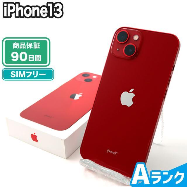 iPhone13 256GB プロダクトレッド SIMフリー  Aランク 本体【ReYuuストア（リユーストア）】