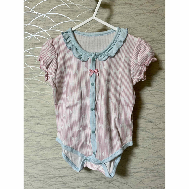 Nishiki Baby(ニシキベビー)の2着セット キッズ/ベビー/マタニティのベビー服(~85cm)(ロンパース)の商品写真