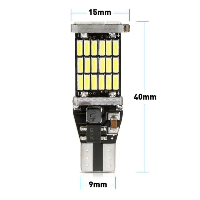 ストロボ爆光！バックランプ、T10 T16 LEDバルブ 2個セット  自動車/バイクの自動車(汎用パーツ)の商品写真