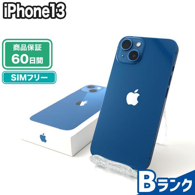 iPhone13 128GB ブルー SIMフリー  Bランク 本体【ReYuuストア（リユーストア）】