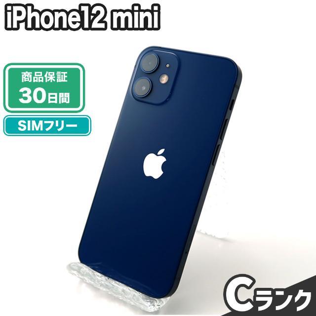 iPhone12 mini 64GB ブルー SIMフリー 中古 Cランク 本体【エコたん ...