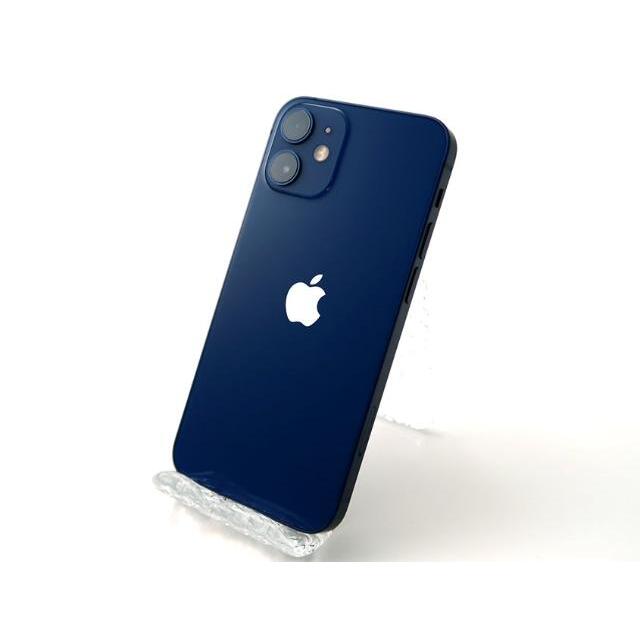 iPhone12 mini 64GB ブルー SIMフリー 中古 Cランク 本体【エコたん ...