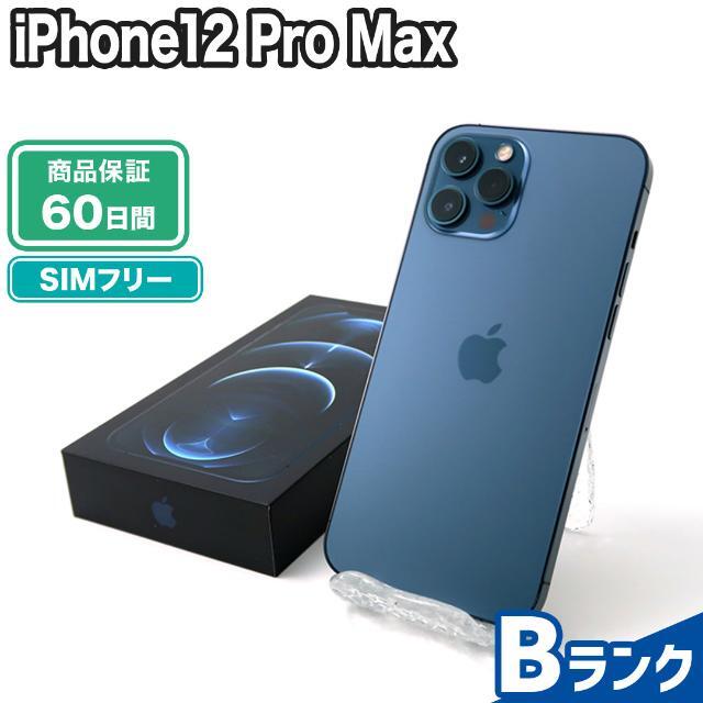 iPhone - iPhone12 Pro Max 512GB パシフィックブルー SIMフリー 中古 Bランク 本体【エコたん】