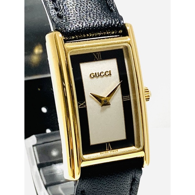 Gucci - 美品! GUCCI グッチ 電池&ベルト新品 レディース腕時計の通販