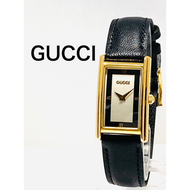 Gucci - 美品! GUCCI グッチ 電池&ベルト新品 レディース腕時計の通販