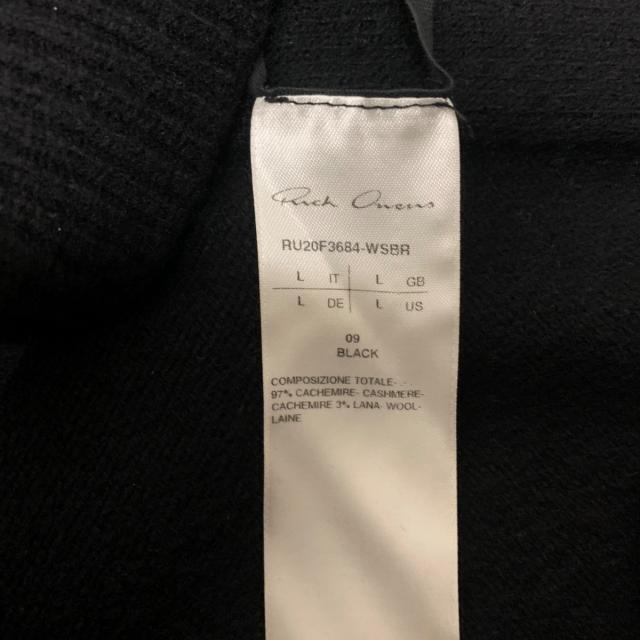 Rick Owens(リックオウエンス)のリックオウエンス 長袖セーター サイズL - メンズのトップス(ニット/セーター)の商品写真