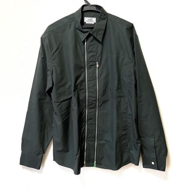 特別送料無料!】 Hermes 黒 サイズ16/41美品 ブルゾン エルメス