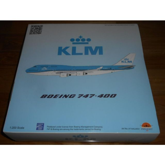 Inflight　1/200　KLMオランダ航空　B747-400