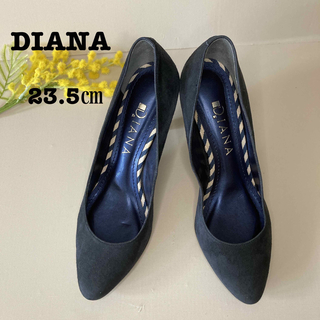 ダイアナ(DIANA)のDIANA ダイアナ パンプス スエード  ハイヒール ブルー 23.5cm(ハイヒール/パンプス)
