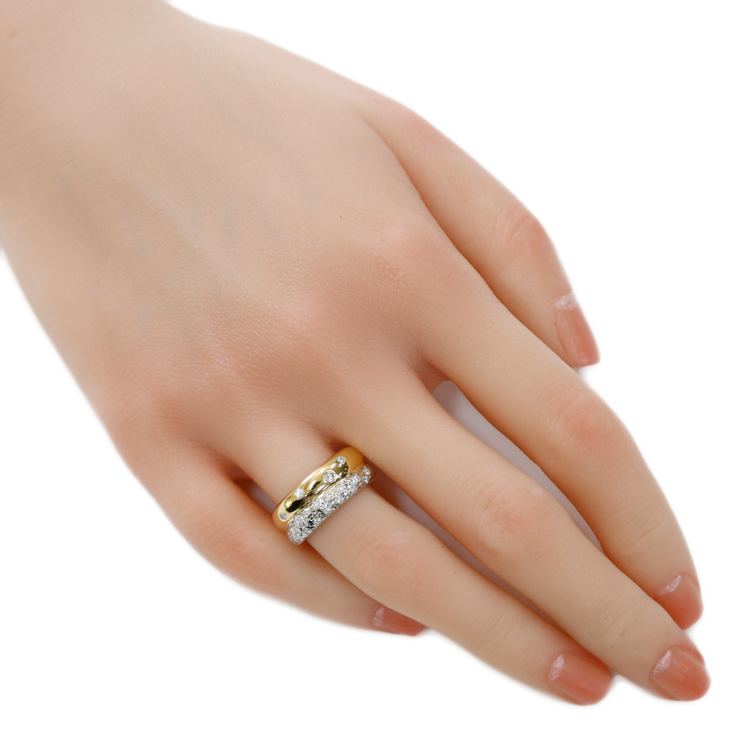 TASAKI(タサキ)のタサキ TASAKI リング・指輪 11.5号 2カラー K18ゴールド ダイヤモンド 0.29ct 中古 レディースのアクセサリー(リング(指輪))の商品写真