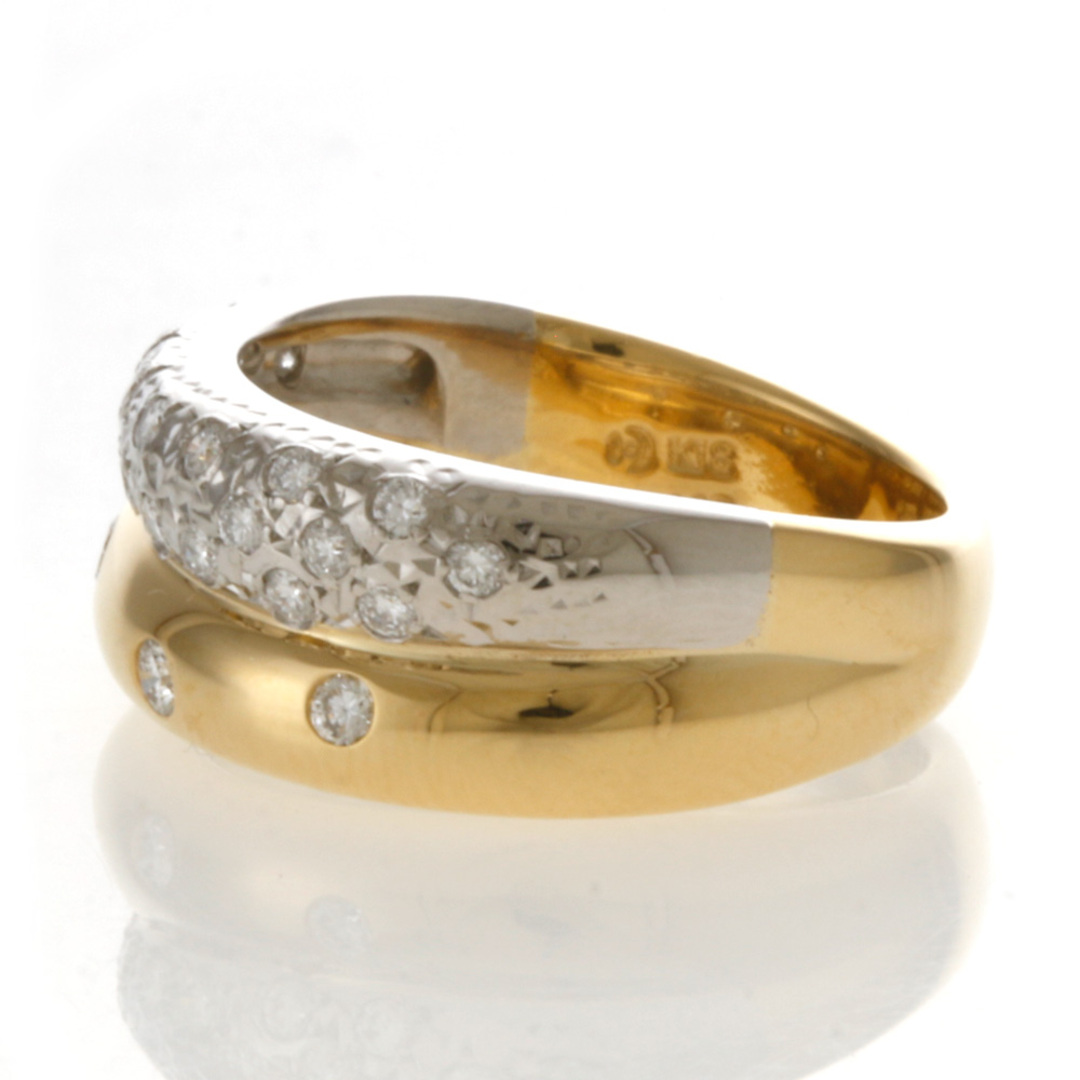 TASAKI(タサキ)のタサキ TASAKI リング・指輪 11.5号 2カラー K18ゴールド ダイヤモンド 0.29ct 中古 レディースのアクセサリー(リング(指輪))の商品写真
