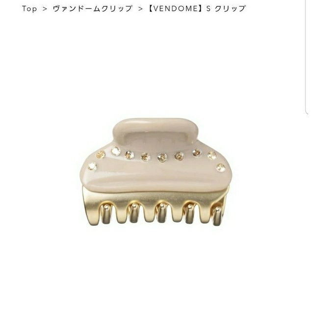 新品☆アレクサンドル ドゥ パリ VENDOME CLIPS (S) 4.5cm 1