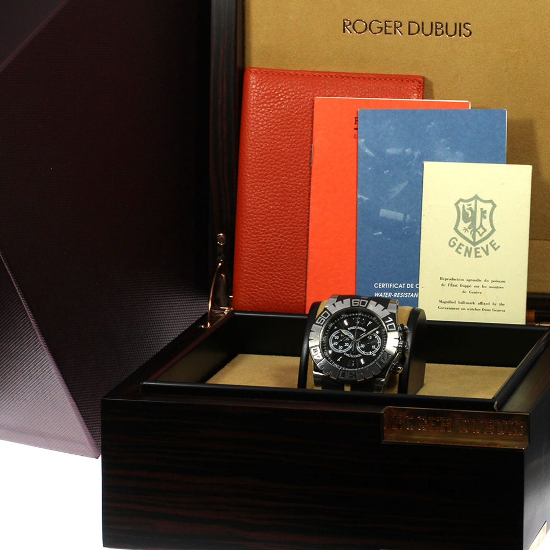 ROGER DUBUIS(ロジェデュブイ)のロジェ・デュブイ ROGER DUBUIS SED4678C9.NCPG9.13R イージーダイバー クロノエクセル 888本限定 自動巻き メンズ 箱・保証書付き_736530【ev10】 メンズの時計(腕時計(アナログ))の商品写真