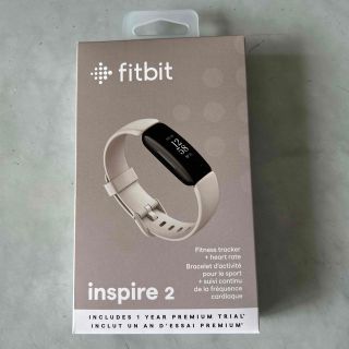 Fitbit Inspire2 フィットネストラッカールナホワイト(腕時計(デジタル))